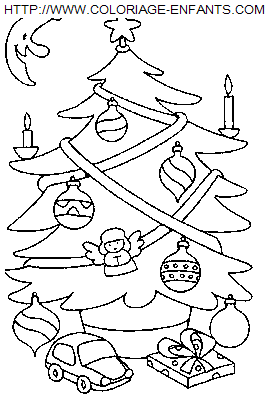 dibujo Navidad Arbol de Navidad