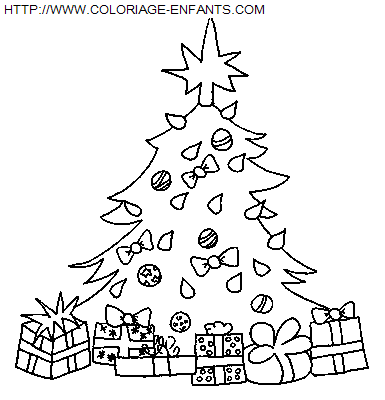 dibujo Navidad Arbol de Navidad