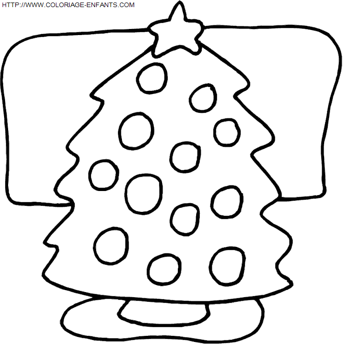 dibujo Navidad Arbol de Navidad