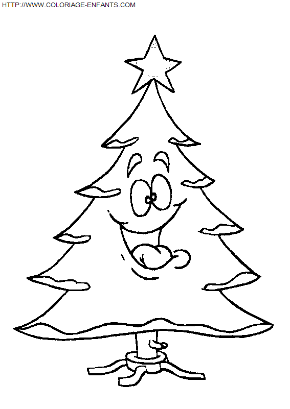 dibujo Navidad Arbol de Navidad