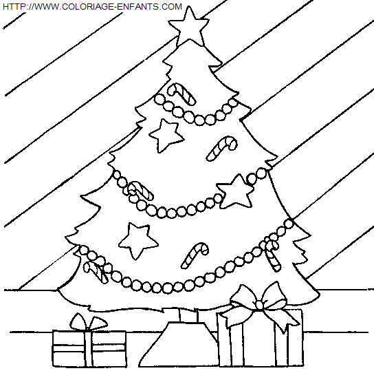 dibujo Navidad Arbol de Navidad