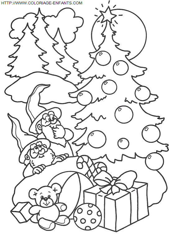 dibujo Navidad Arbol de Navidad