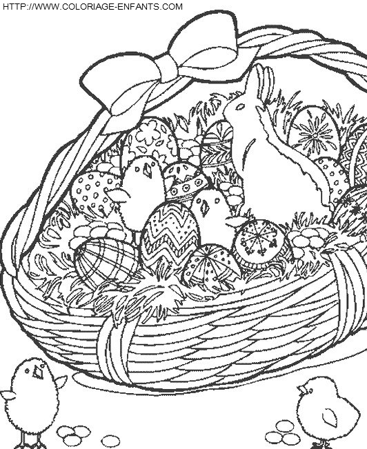 dibujo Pascuas Huevos