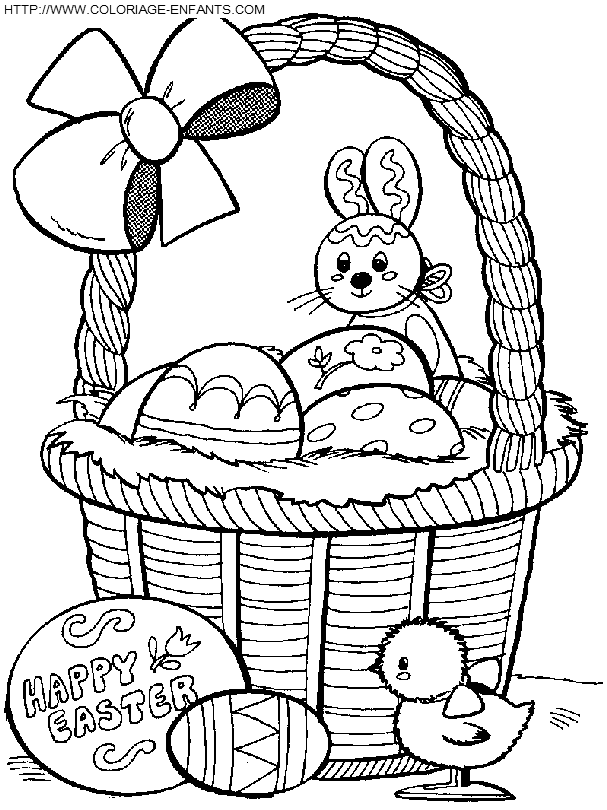 dibujo Pascuas Huevos