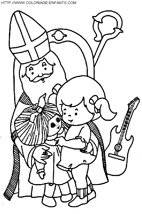 dibujo San Nicolas