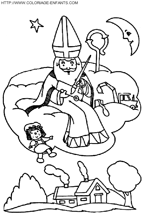 dibujo San Nicolas