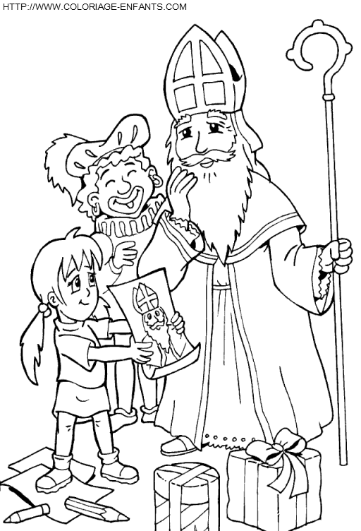 dibujo San Nicolas