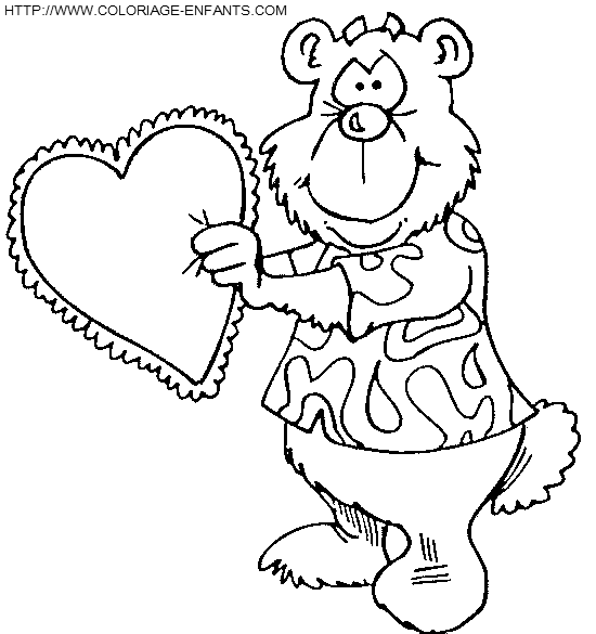 dibujo San Valentin Enamorados