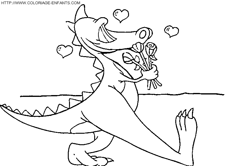 dibujo San Valentin Enamorados