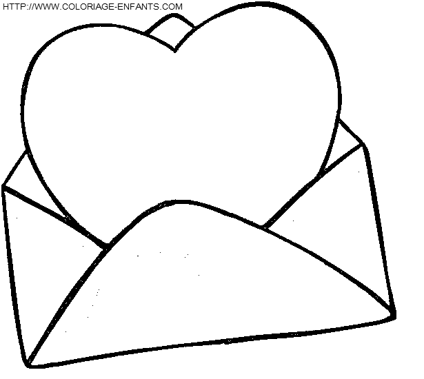 dibujo San Valentin Corazones