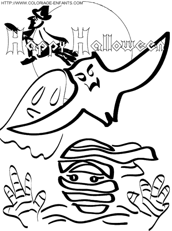 dibujo Animales Halloween