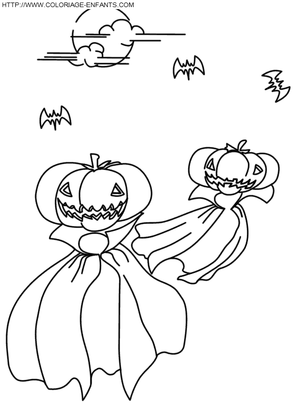 dibujo Calabazas Halloween