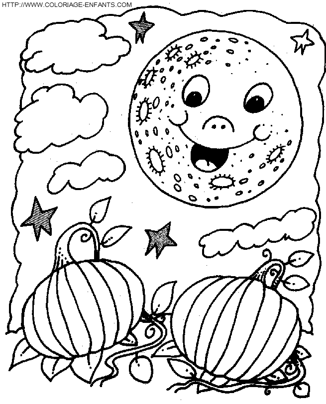 dibujo Calabazas Halloween