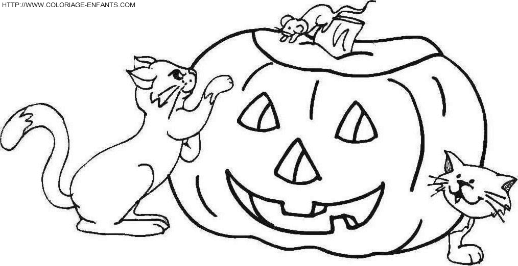 dibujo Calabazas Halloween