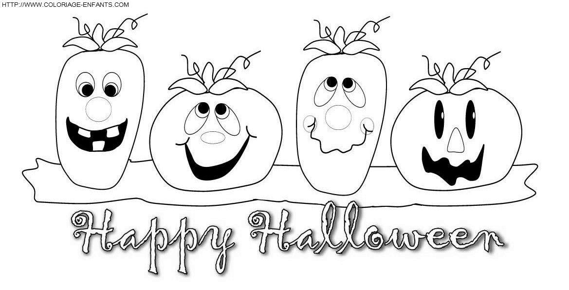 dibujo Calabazas Halloween