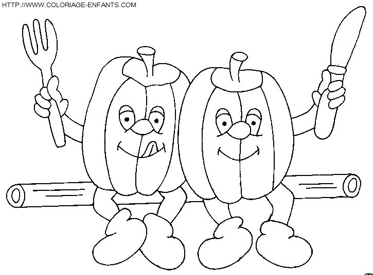 dibujo Calabazas Halloween