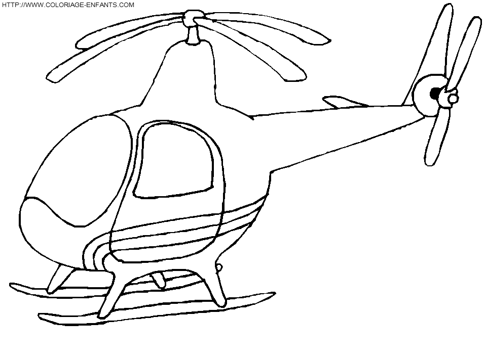 dibujo Helicoptero