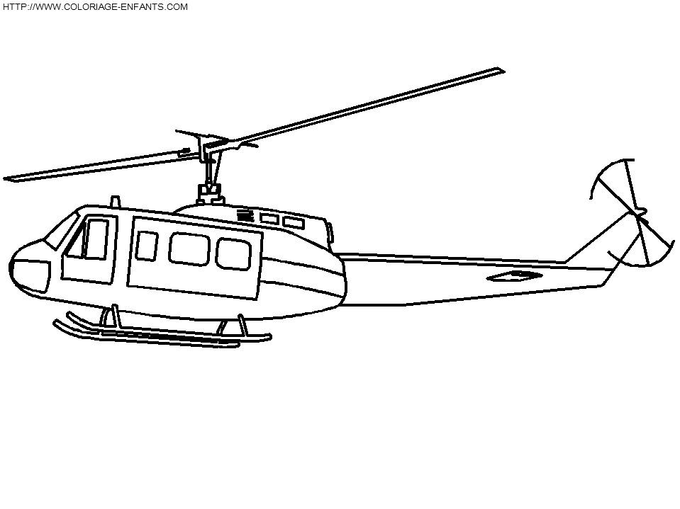 dibujo Helicoptero