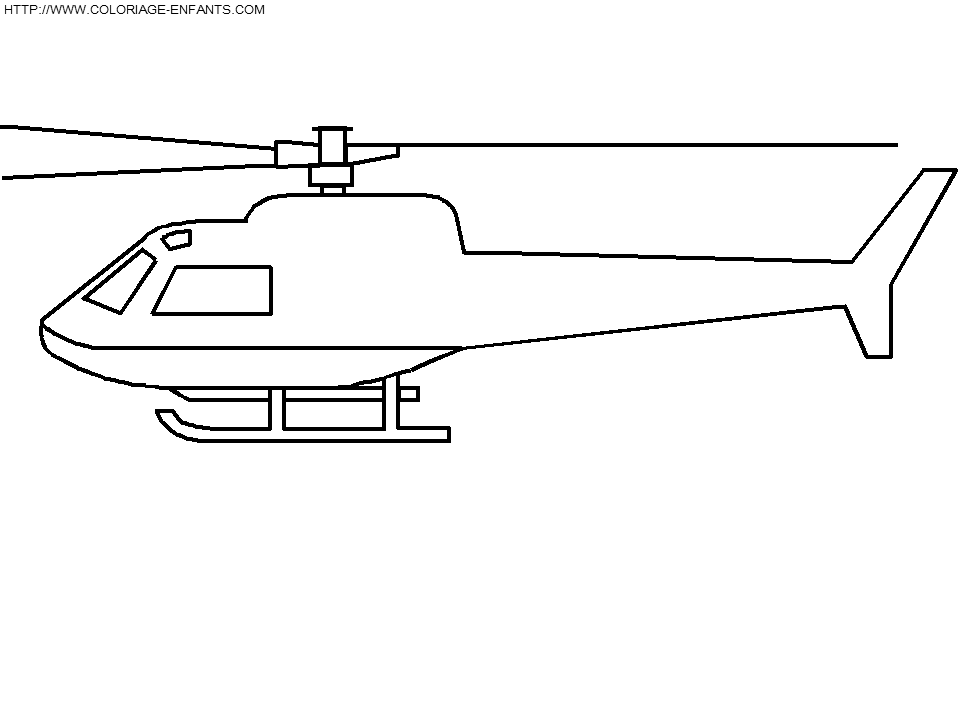 dibujo Helicoptero