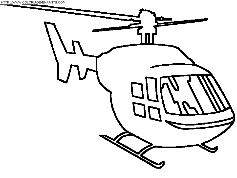 dibujo Helicoptero