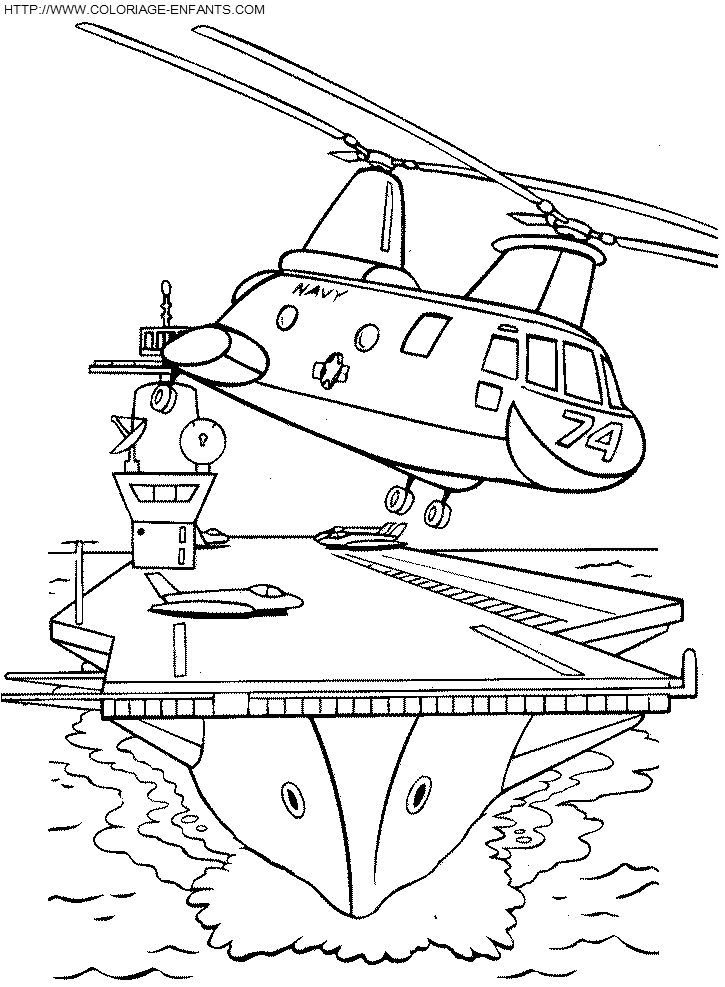 dibujo Helicoptero