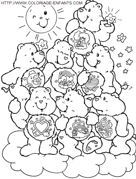 dibujo Los osos amorosos