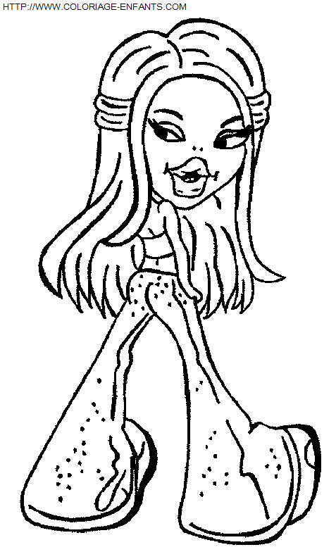 dibujo Bratz Kidz