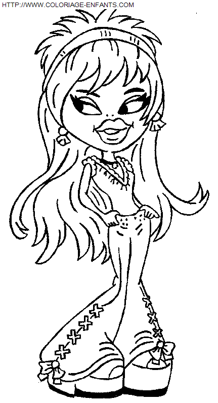 dibujo Bratz Kidz