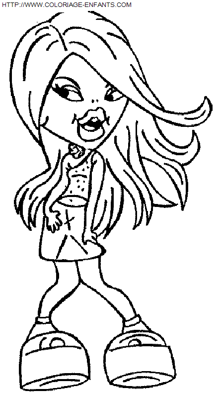 dibujo Bratz Kidz