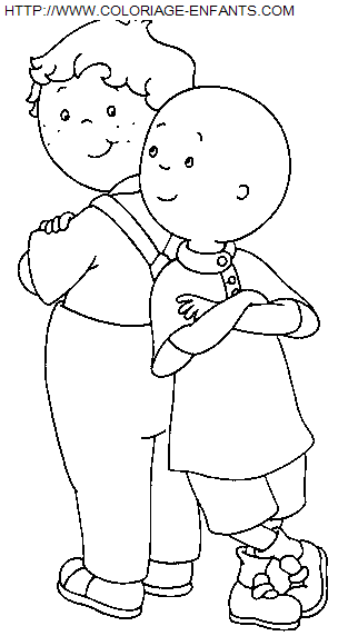 dibujo Caillou