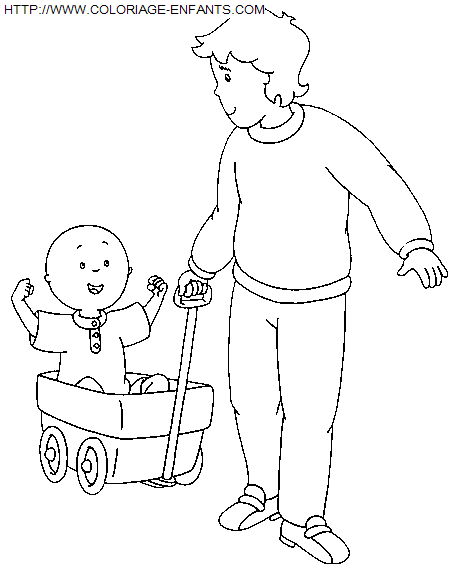 dibujo Caillou