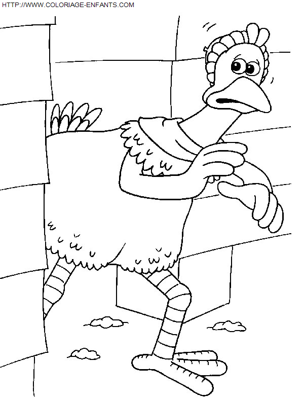 dibujo Chicken Run