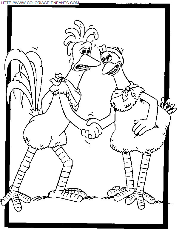 dibujo Chicken Run