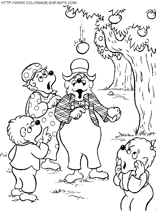 dibujo Familia Berenstain