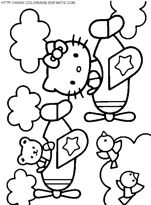 dibujo Hello Kitty