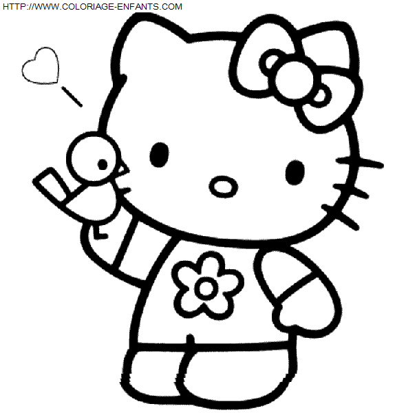 dibujo Hello Kitty