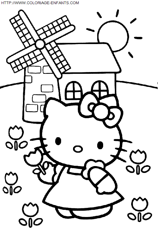 dibujo Hello Kitty