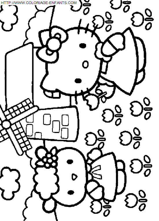 dibujo Hello Kitty