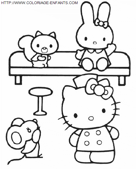 dibujo Hello Kitty