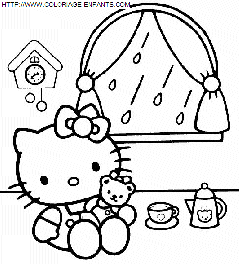 dibujo Hello Kitty