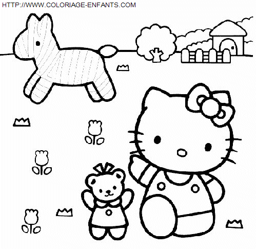 dibujo Hello Kitty