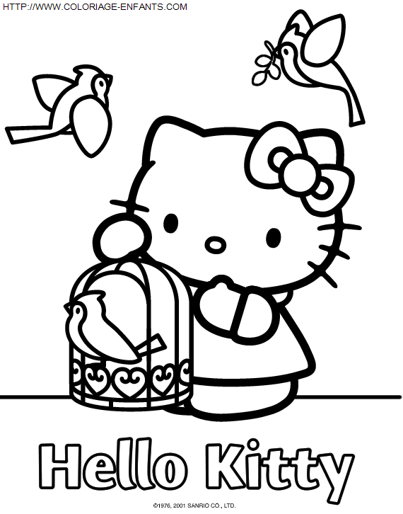 dibujo Hello Kitty