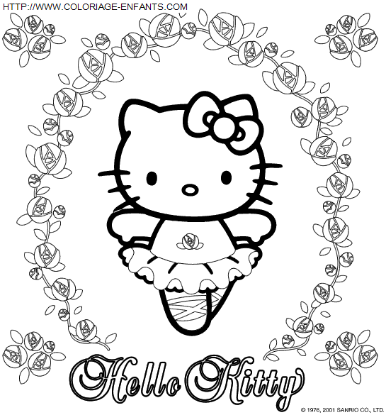 dibujo Hello Kitty