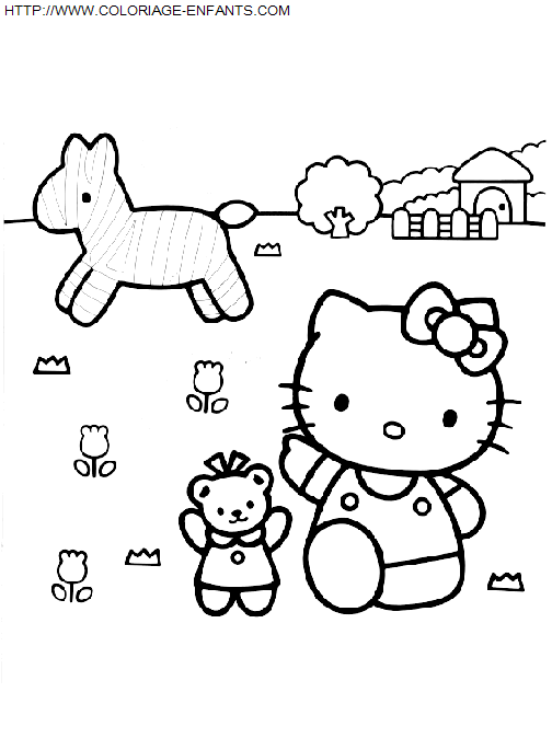 dibujo Hello Kitty