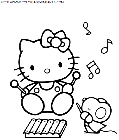 dibujo Hello Kitty