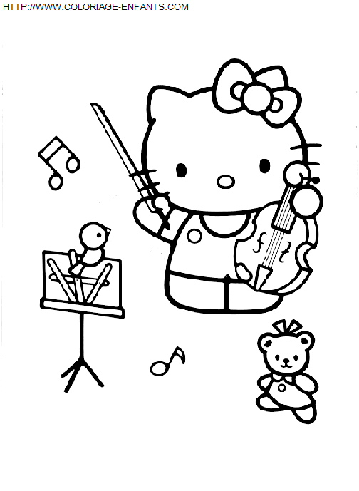 dibujo Hello Kitty