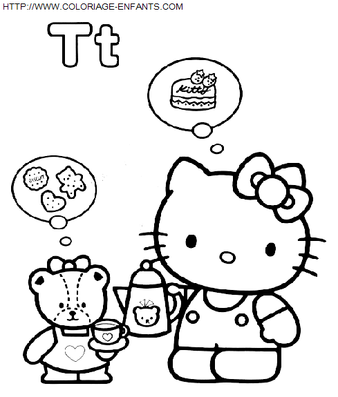 dibujo Hello Kitty