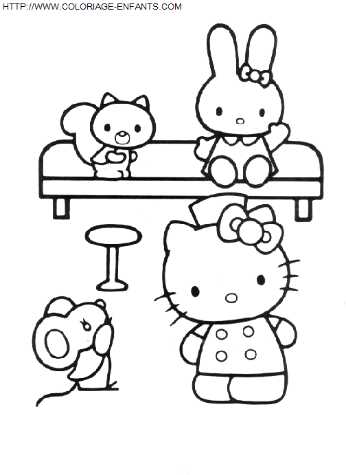 dibujo Hello Kitty