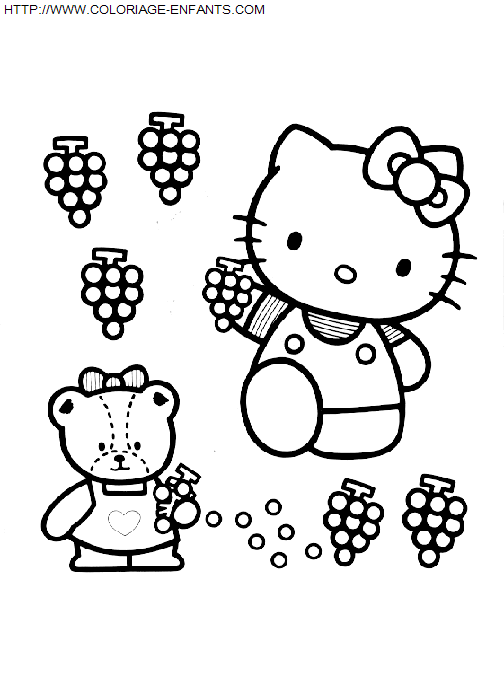 dibujo Hello Kitty