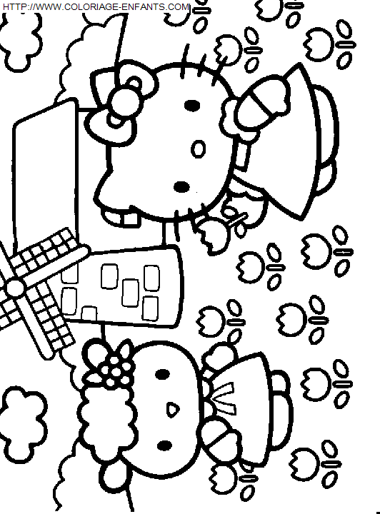 dibujo Hello Kitty